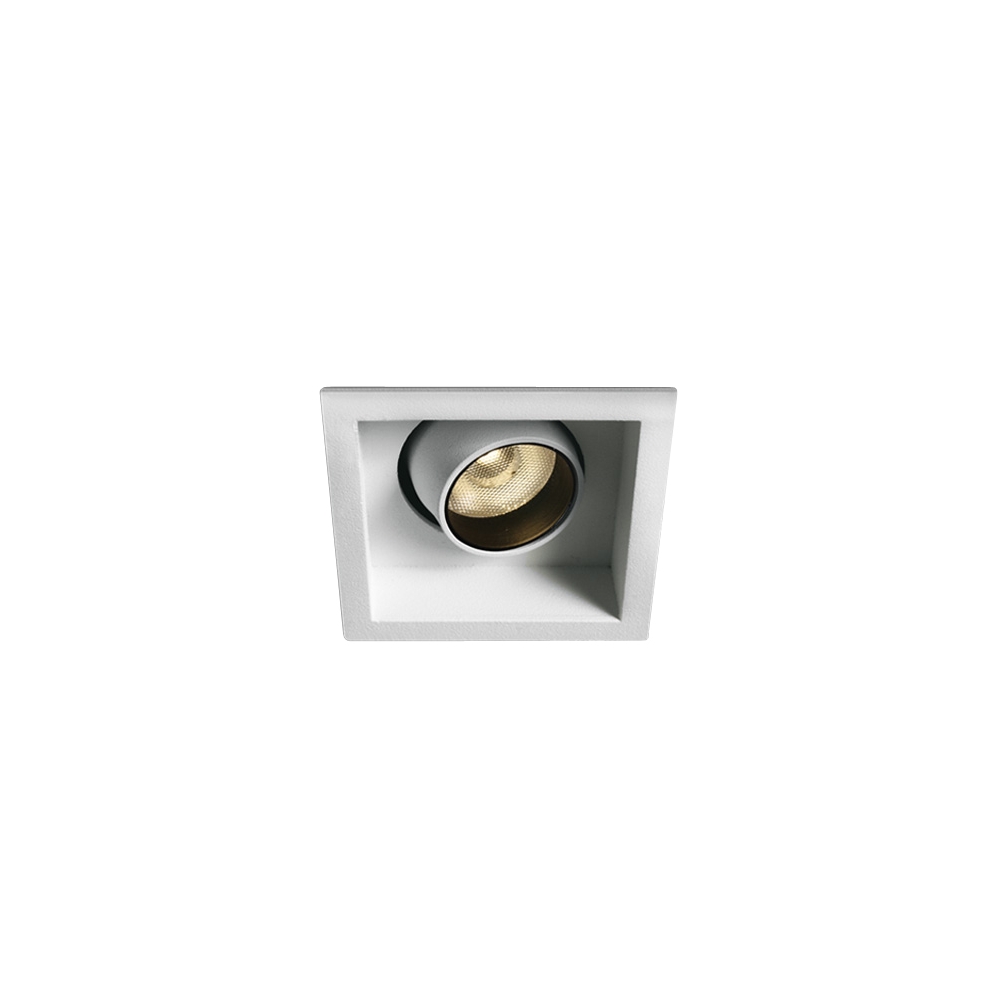 Forio LED Square 6W 540lm 3000K 24&deg; 350mA IP20 alb