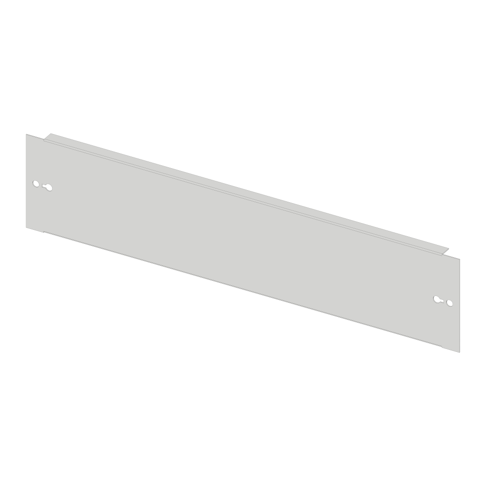Front plate 640mm B3 sheet steel, for wide 5