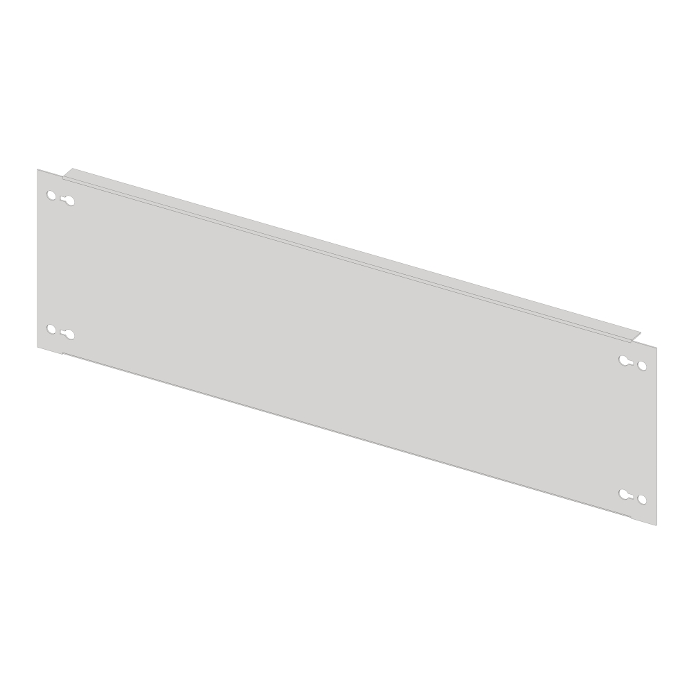 Front plate 640mm B4 sheet steel, for wide 5