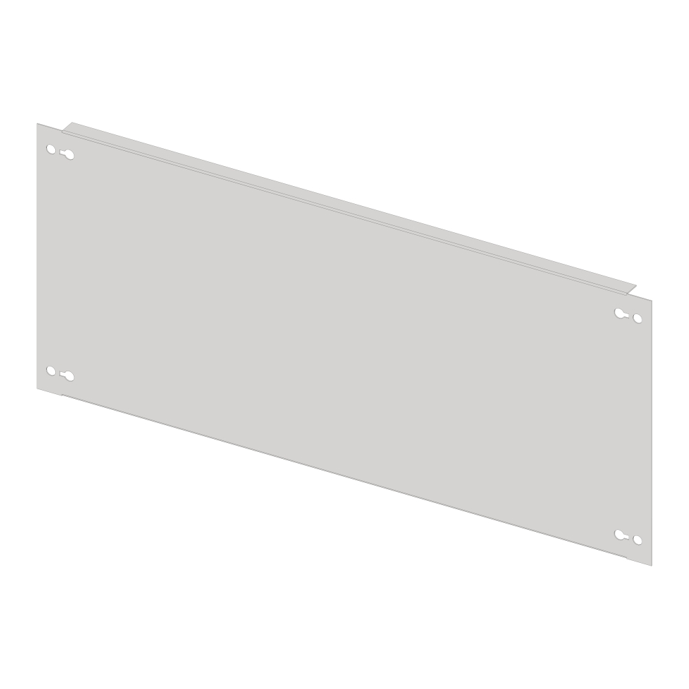 Front plate 640mm B6 sheet steel, for wide 5