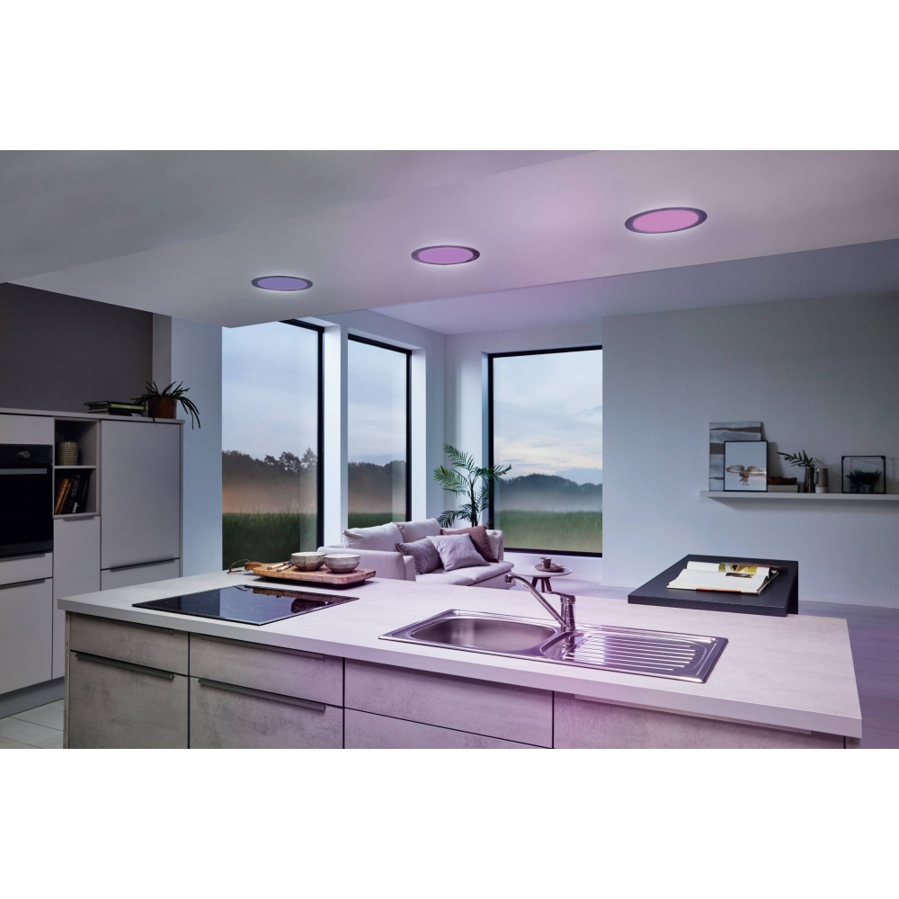 Fueva-C 16W LED-BLUETOOTH&reg;-RGB/CCT Spot &Oslash;225 nichel