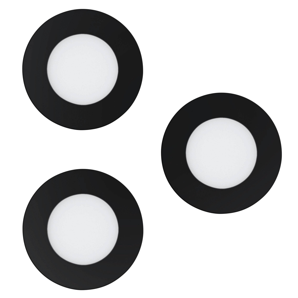 FUEVA-Z DL 3X2,8W 1170lm tuneable white  &Oslash;86, negru