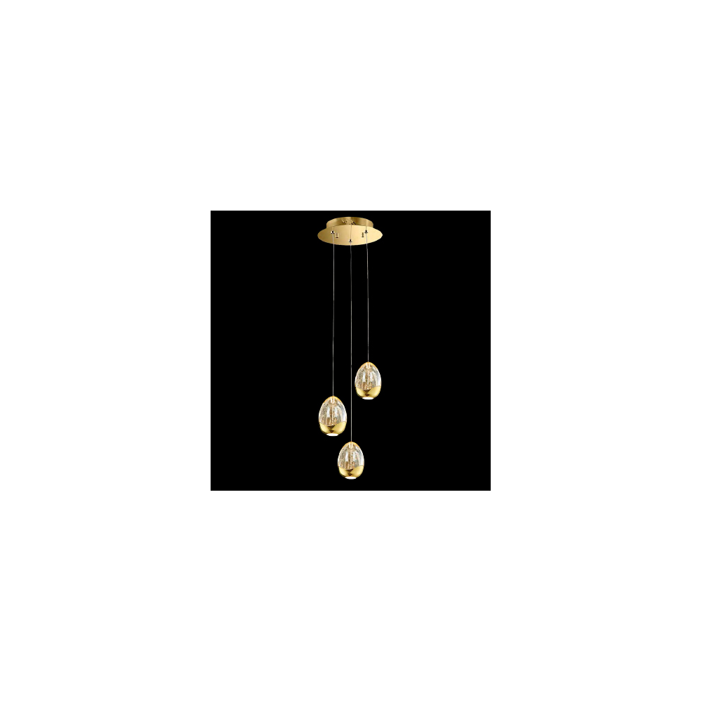 GOLDEN EGG LED PENDANT 14.4W 3000K, GOLD