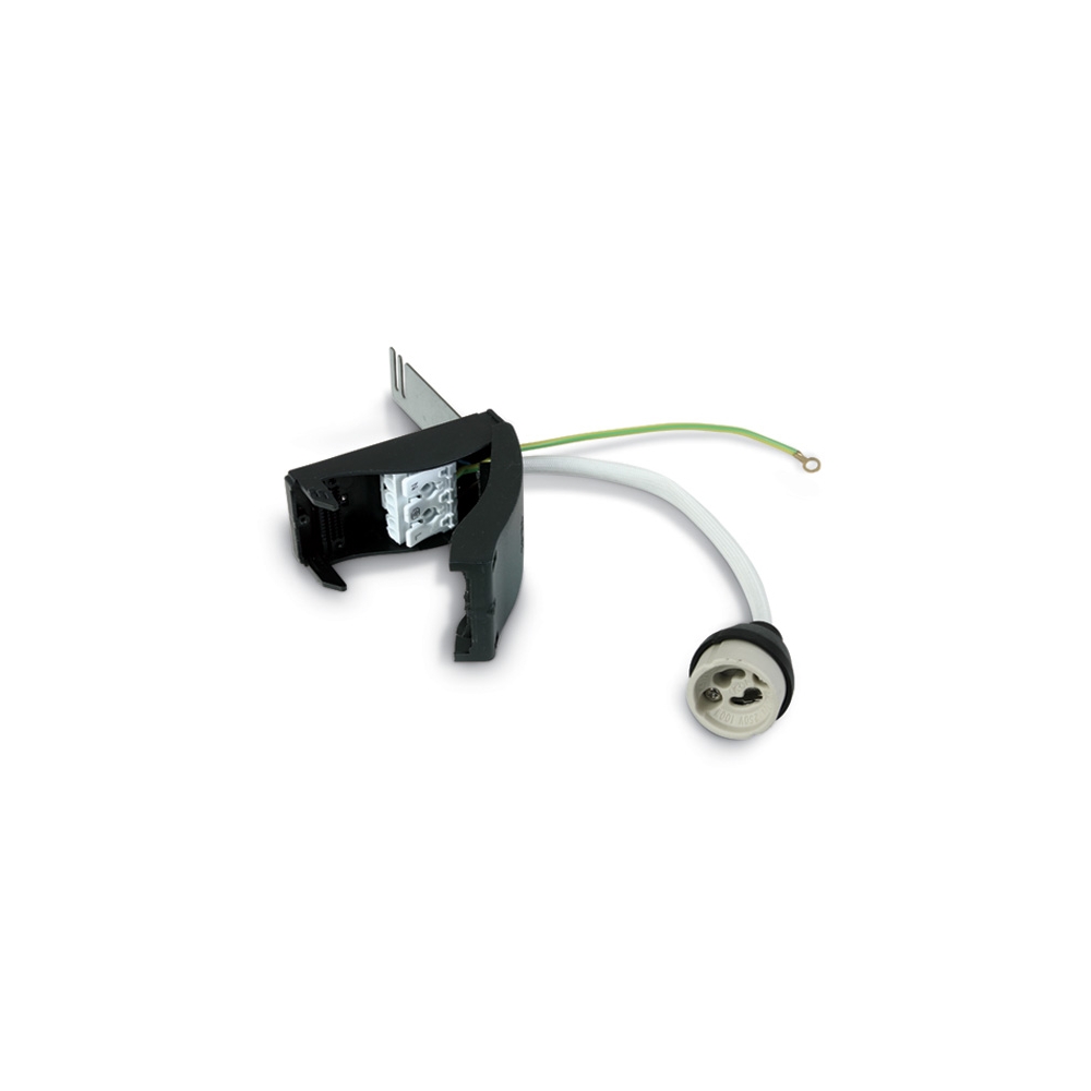 GU10 Sockel mit Halter und Verbindungsstecker