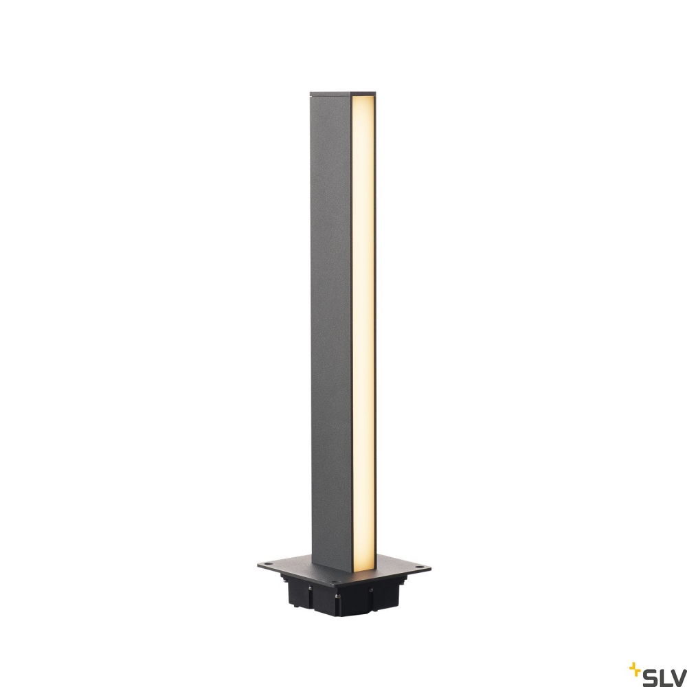 H-POL, anthracit, doua benzi lumina, L/B/H 16,5/16,5/66 cm