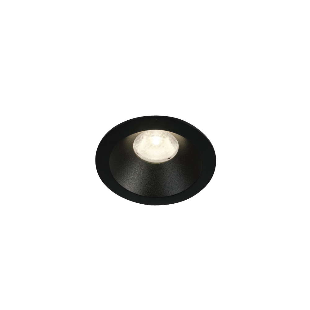 Hera LED 8W 600lm 3000K 36&deg; 220-240V IP20 negru