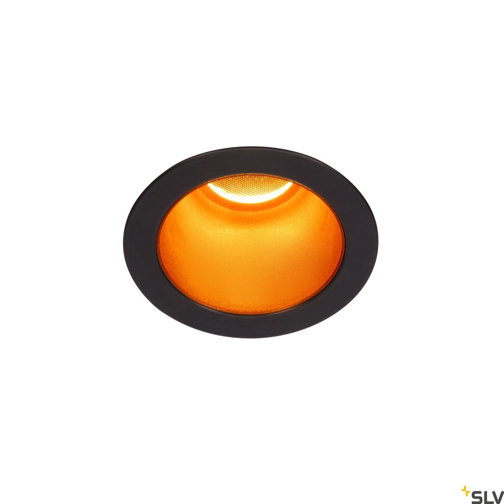 HORN MAGNA LED, negru/auriu, 3000K, 25&deg;