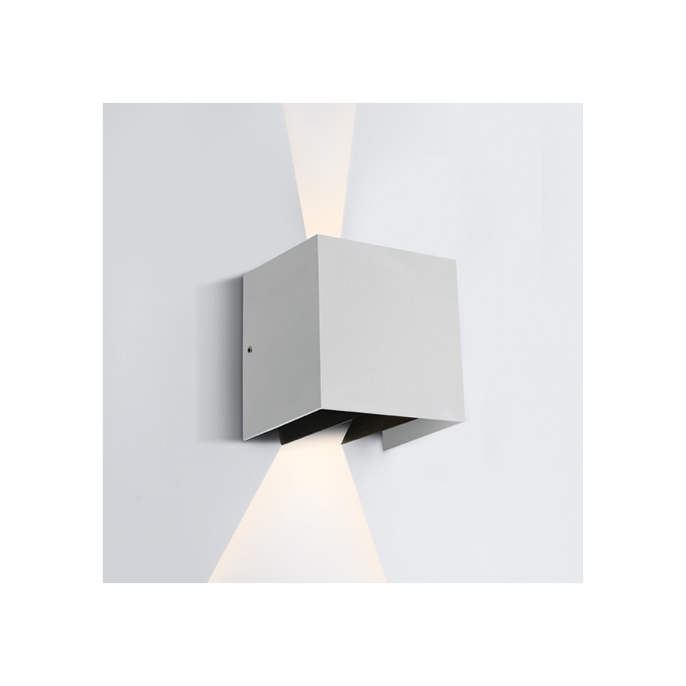 Icarus-S LED 2x3W 3000K 2x210lm, IP54, alb