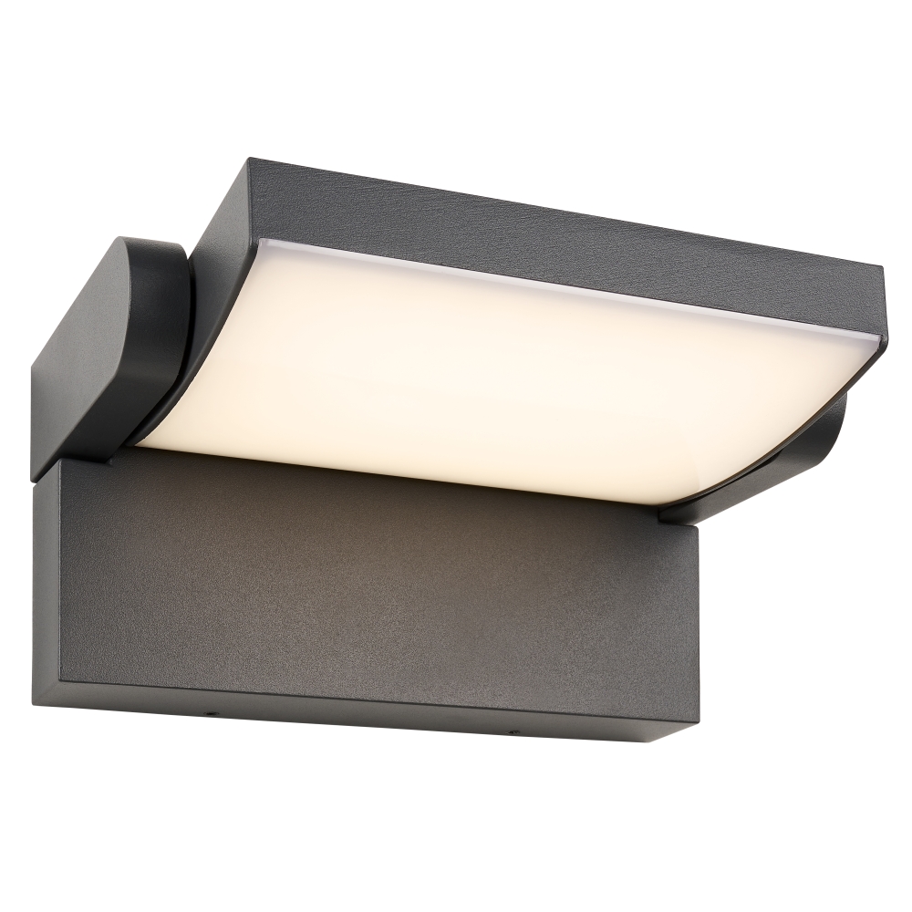 ILAS LED 12,5W 750lm 3000K ECG IP54 antracit