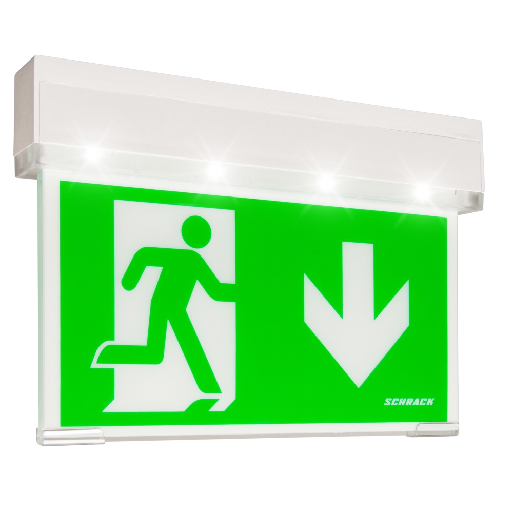 Iluminat siguranţă KS LED/3h 230V AC capac transparent