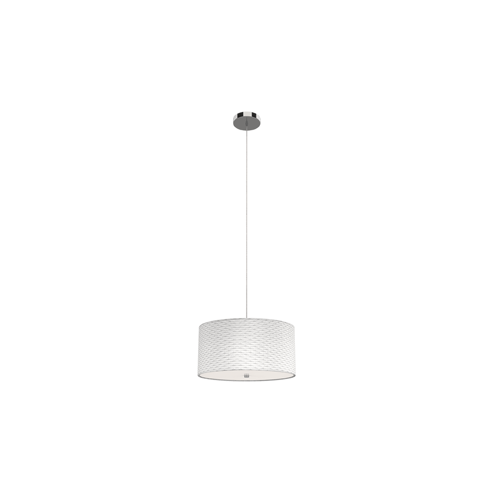 INES PENDUL 5XE14 ALB/CROM