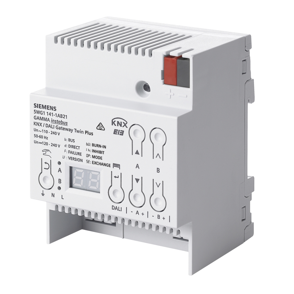 Interfață plus dublă N141/21, KNX/DALI, 2 canale