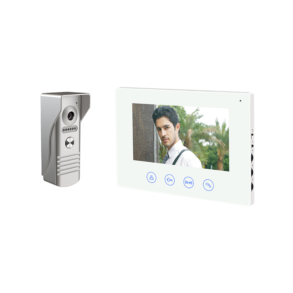 INTERFON VIDEO WIFI SMART CU PATRU MONITOARE