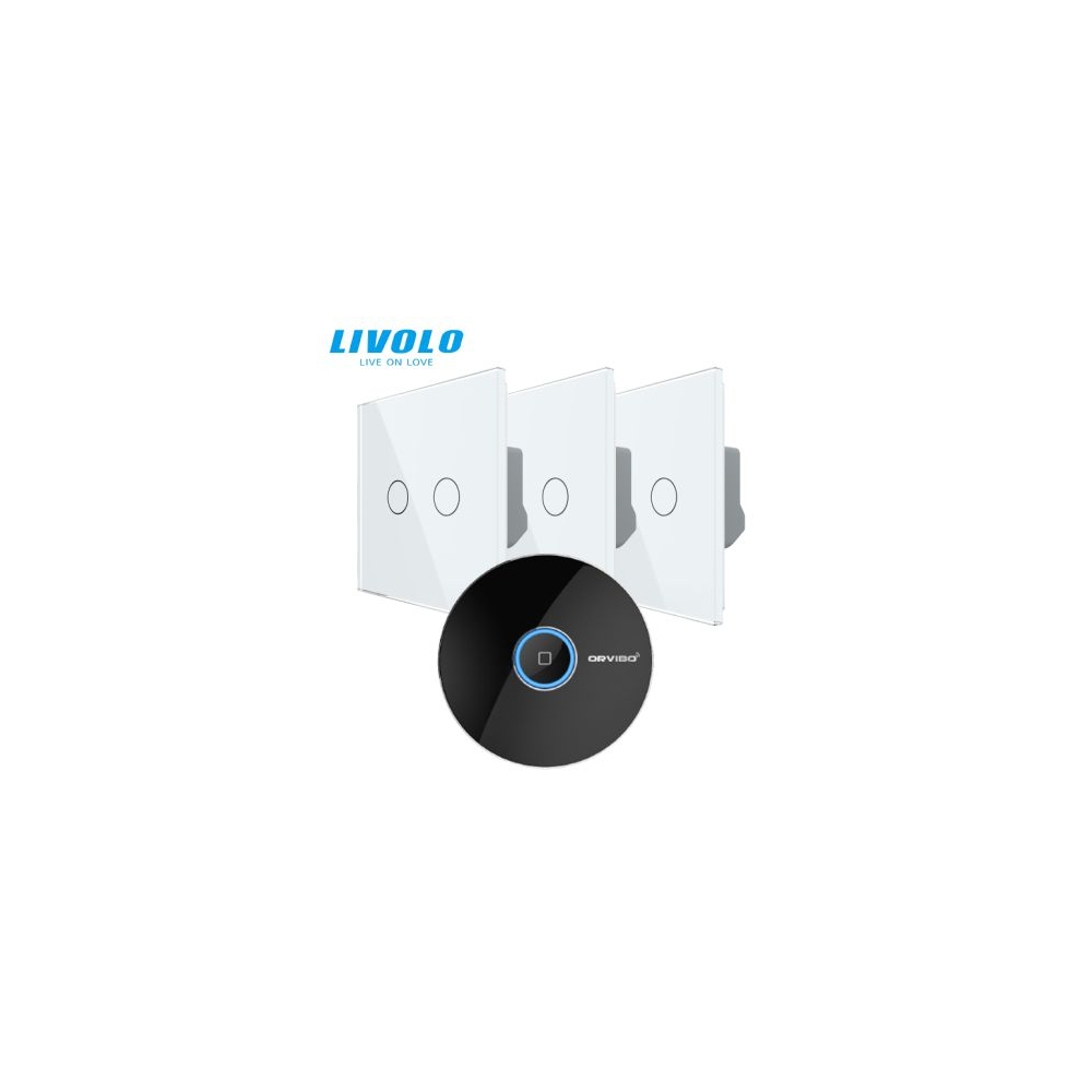 Intrerupatoare duble wireless RF + hub RF/IR, generatia noua, control de pe smartphone