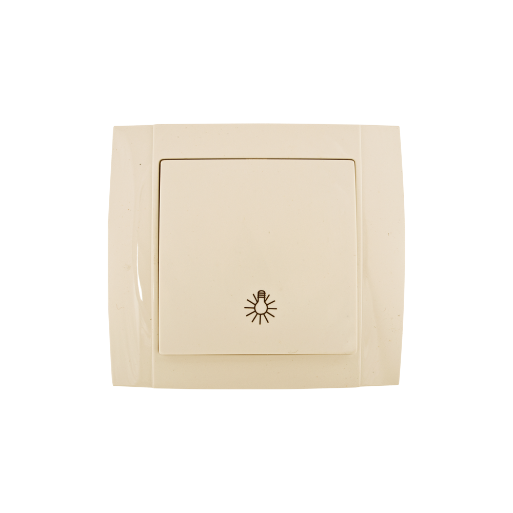 INTRERUPATOR CU REVENIRE CU LED CREM SR-2514