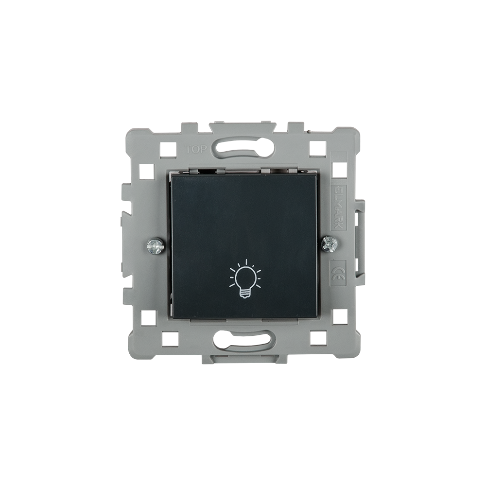 INTRERUPATOR CU REVENIRE SPLENDOR EL0605 NEGRU