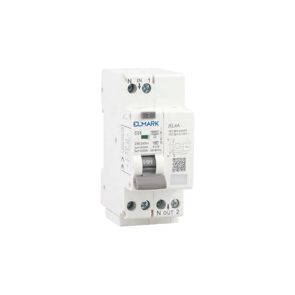 INTRERUPATOR DIFERENTIAL AFDD+RCBO JEL8 6KA 1P+N 6A/30MA CURBA C
