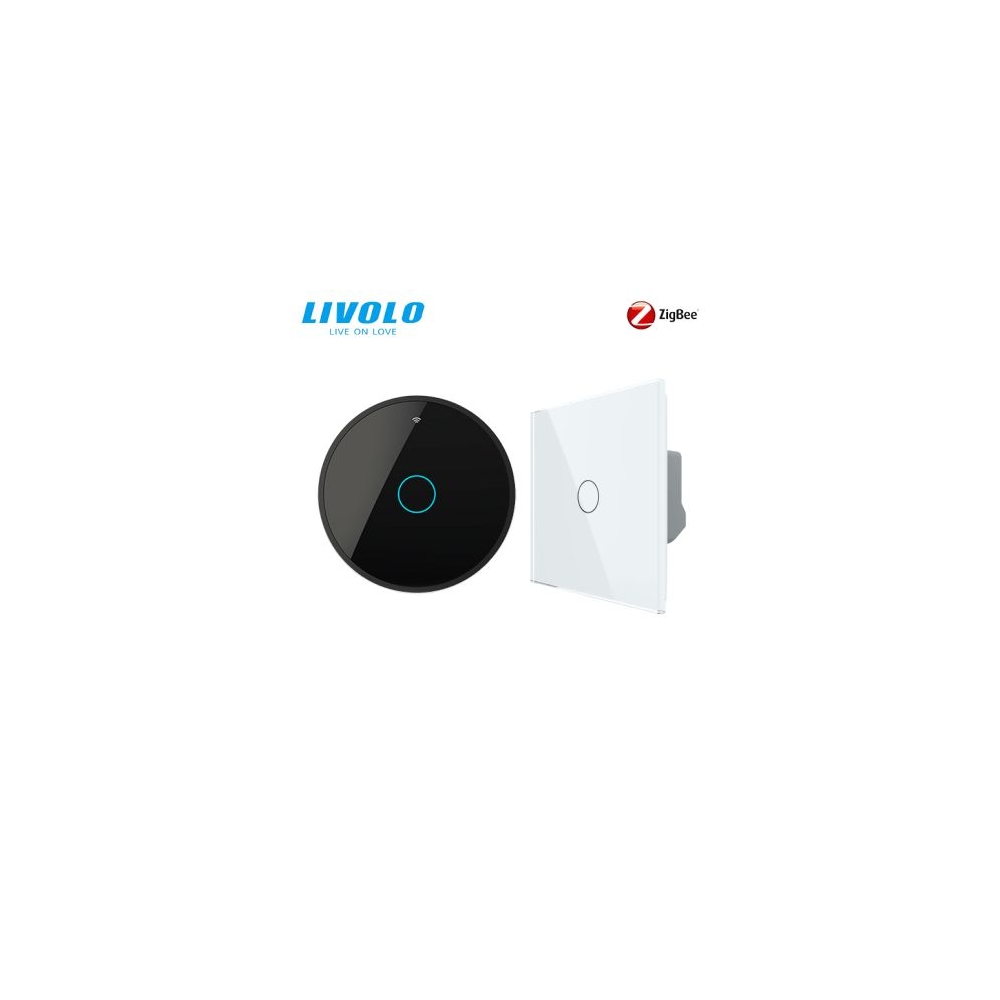 Intrerupator simplu wireless Zigbee generatia noua + hub Zigbee, control de pe smartphone