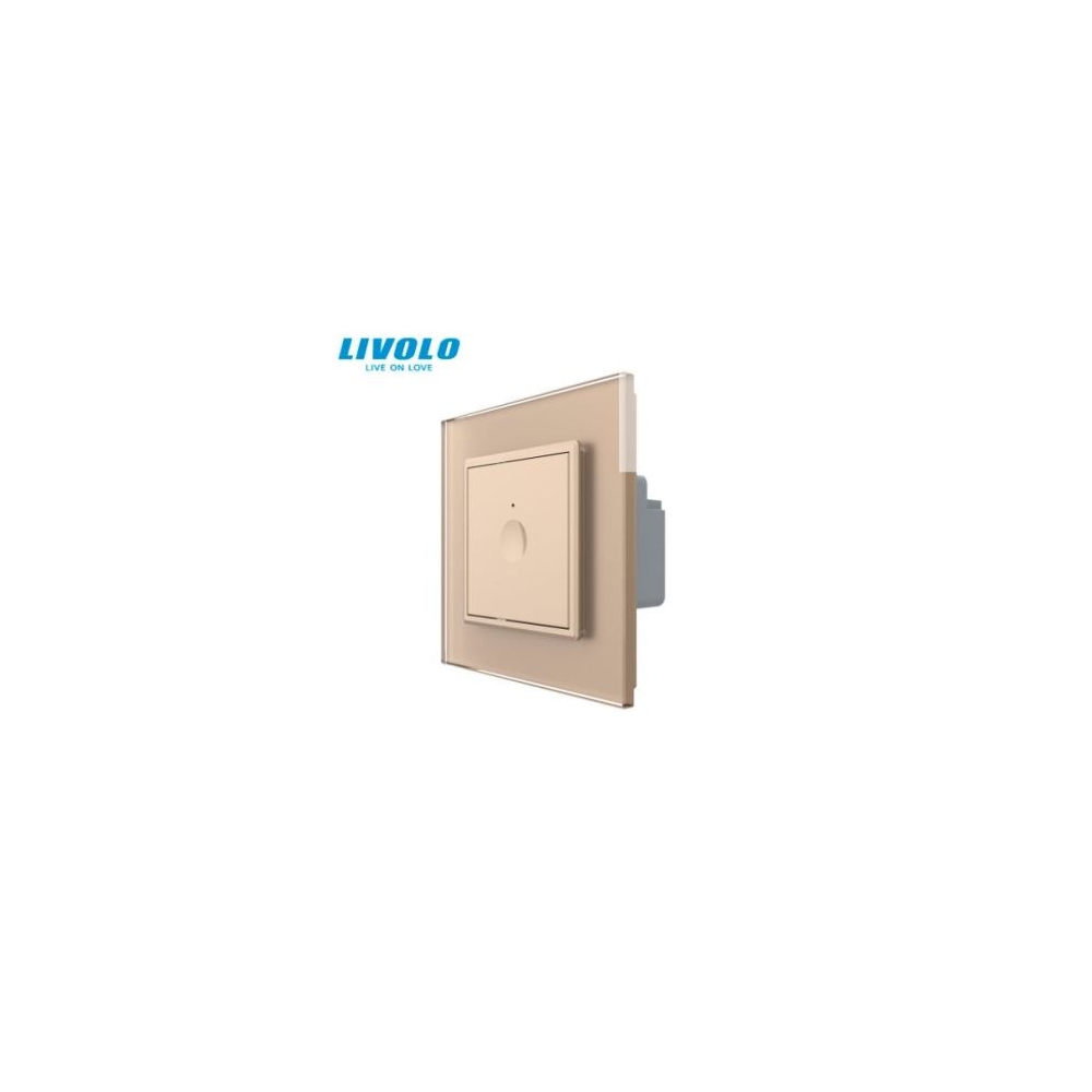 Intrerupator tactil simplu, cap scara / cruce, ZigBee, rama sticla