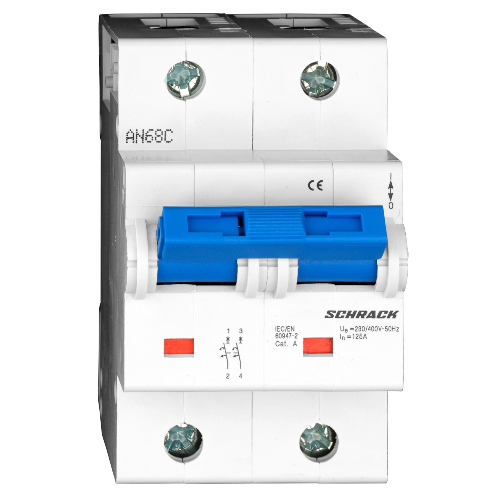 Intreruptor automat C 125A, 2 poli, 10kA