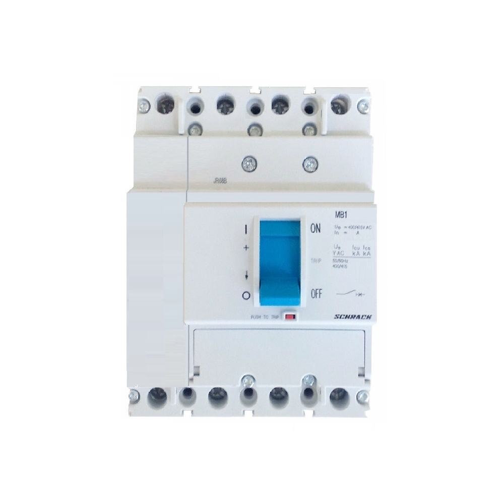 Intreruptor compact MB 18kA, borne cleme rapide 80A, 4 poli