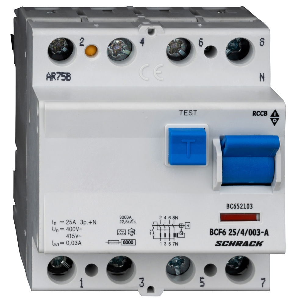 Intreruptor diferential 25A 4poli 30mA