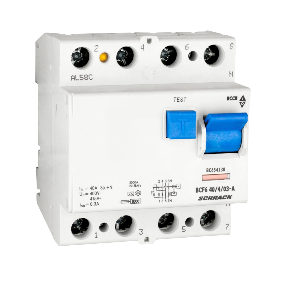 Intreruptor diferential 40A 4poli 300mA