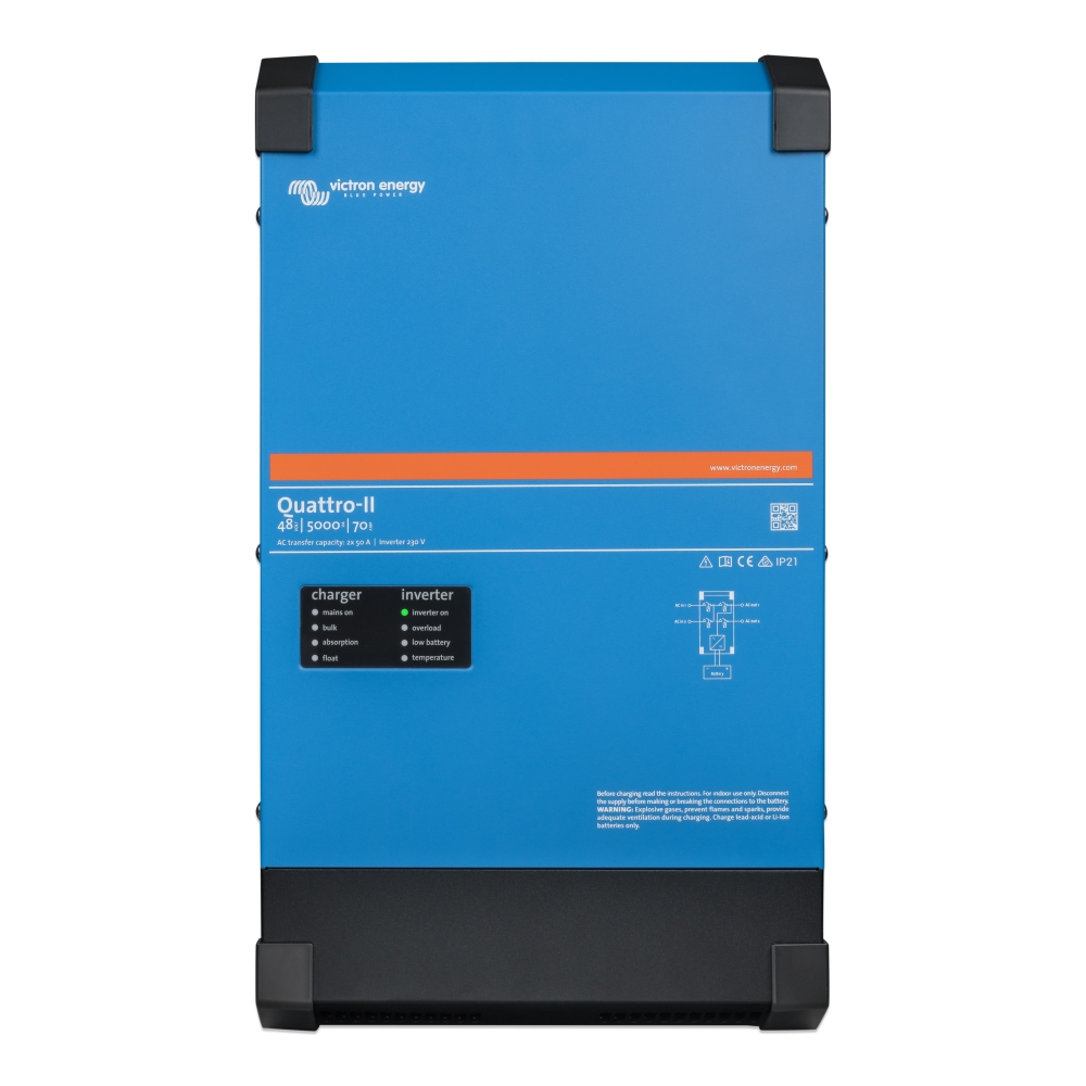 Invertor fotovoltaic Quattro-II 48/5000/70-50/50  230V