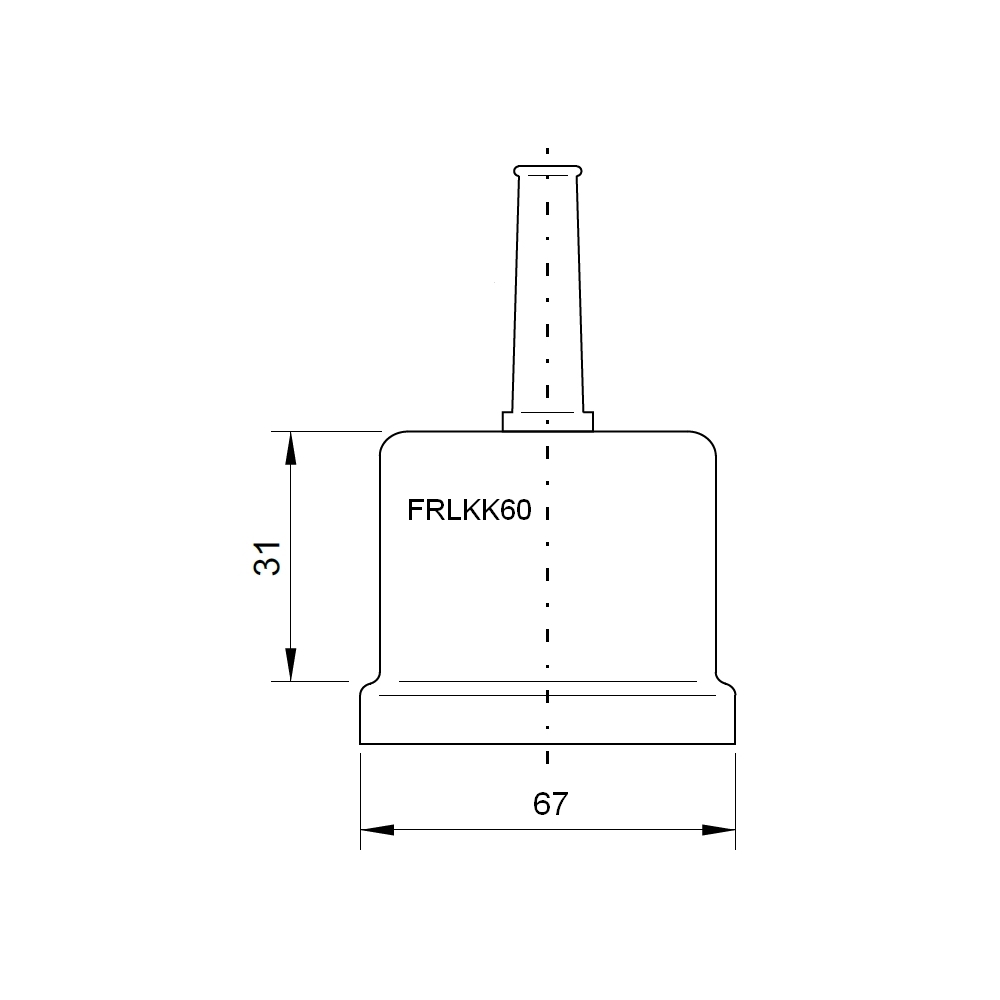 Iso-Cap for LKT with &Oslash; 60mm (loose)