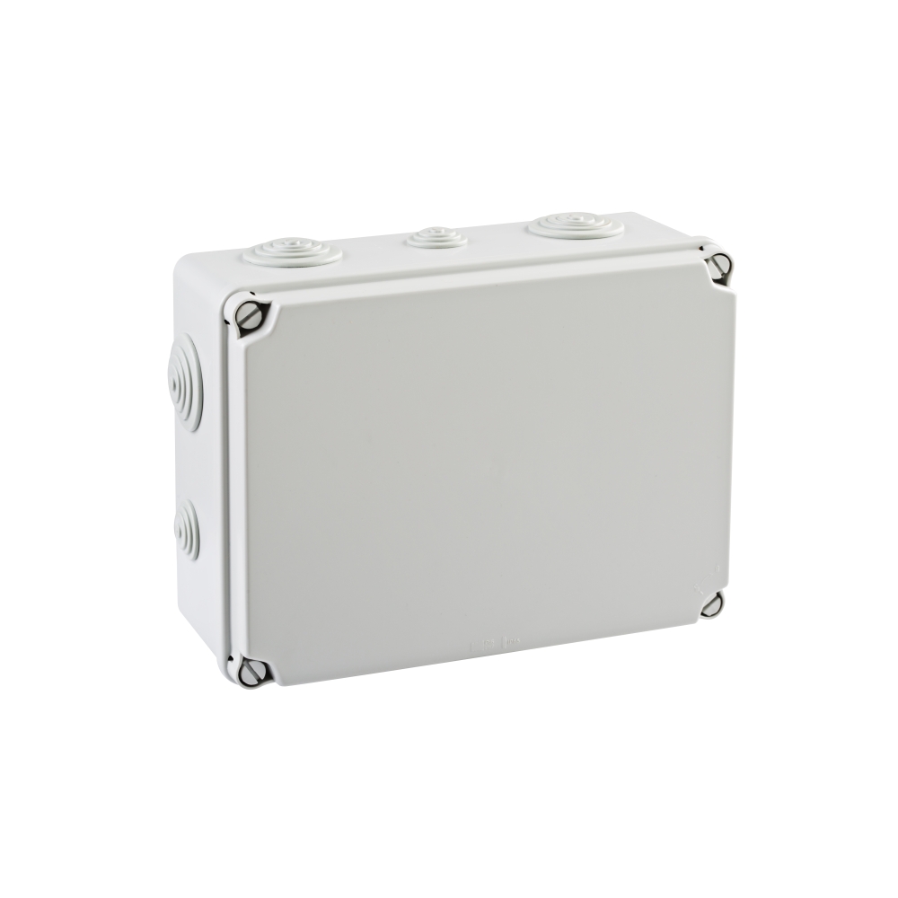 Junction Box IP65, H=197 W=260 D=100, 6xM40 4xM25