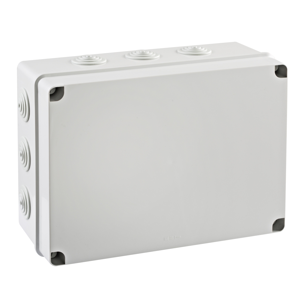 Junction Box IP65, H=253 W=342 D=132, 12xM40, halogen-free