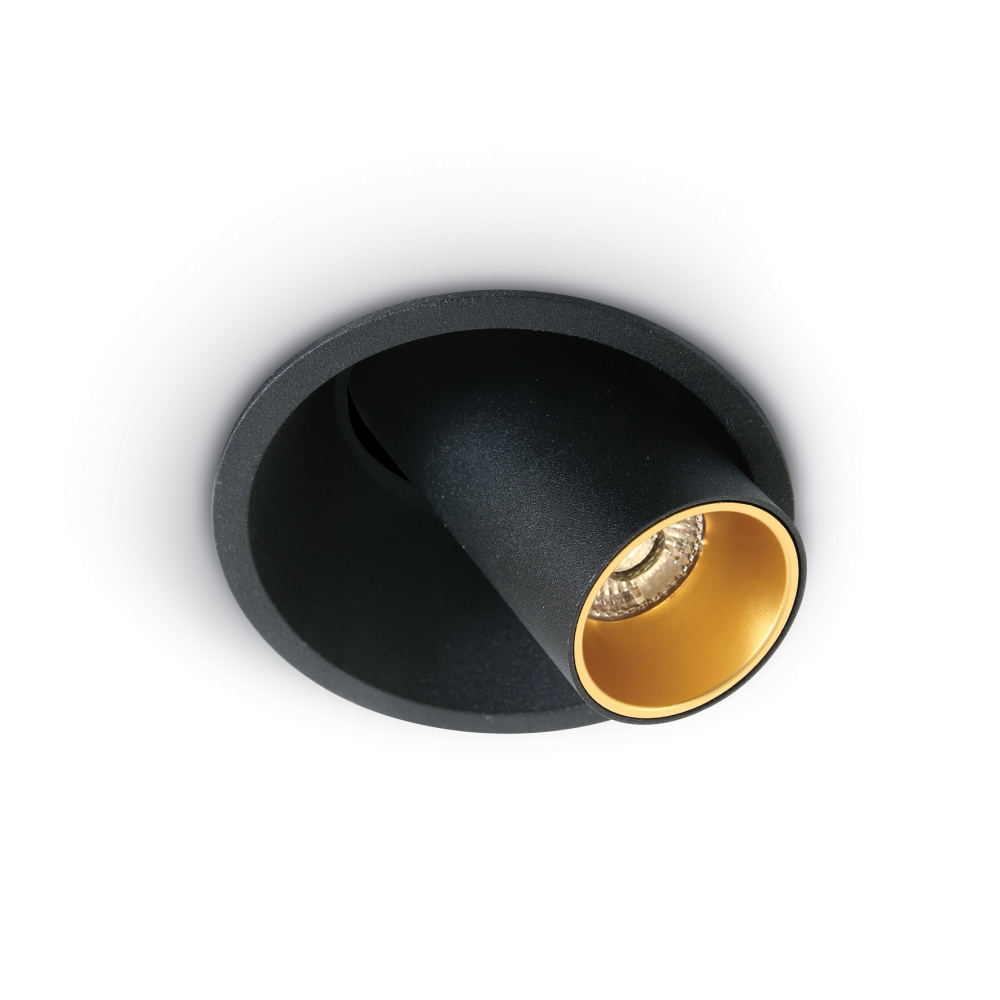 Jupiter 4, LED, 7W, 520lm, 3000K, IP20, 36&deg;, negru