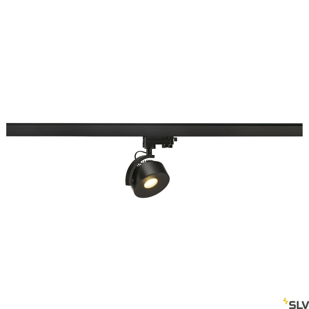 KALU TRACK LEDDISK lampă cap, negru, 3000K, 3-phase adaptor