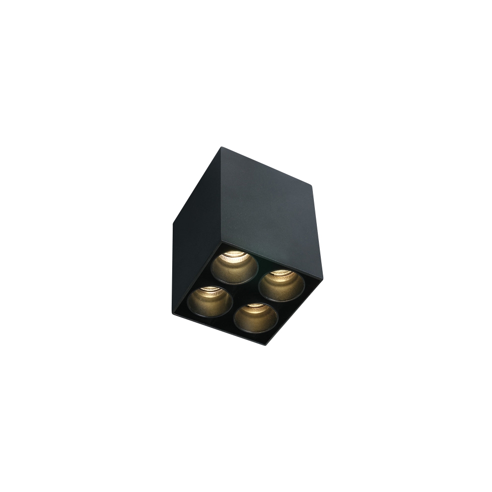 Kiko Square F LED 10W 800lm 3000K 25&deg; Ra85 230V IP20 argint