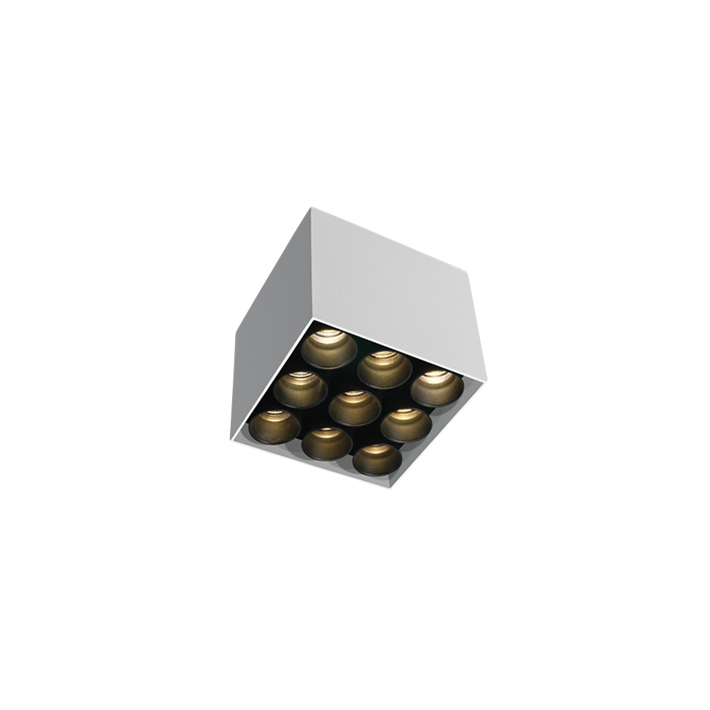 Kiko Square F LED 20W 1600lm 3000K Ra85 230V IP20 alb