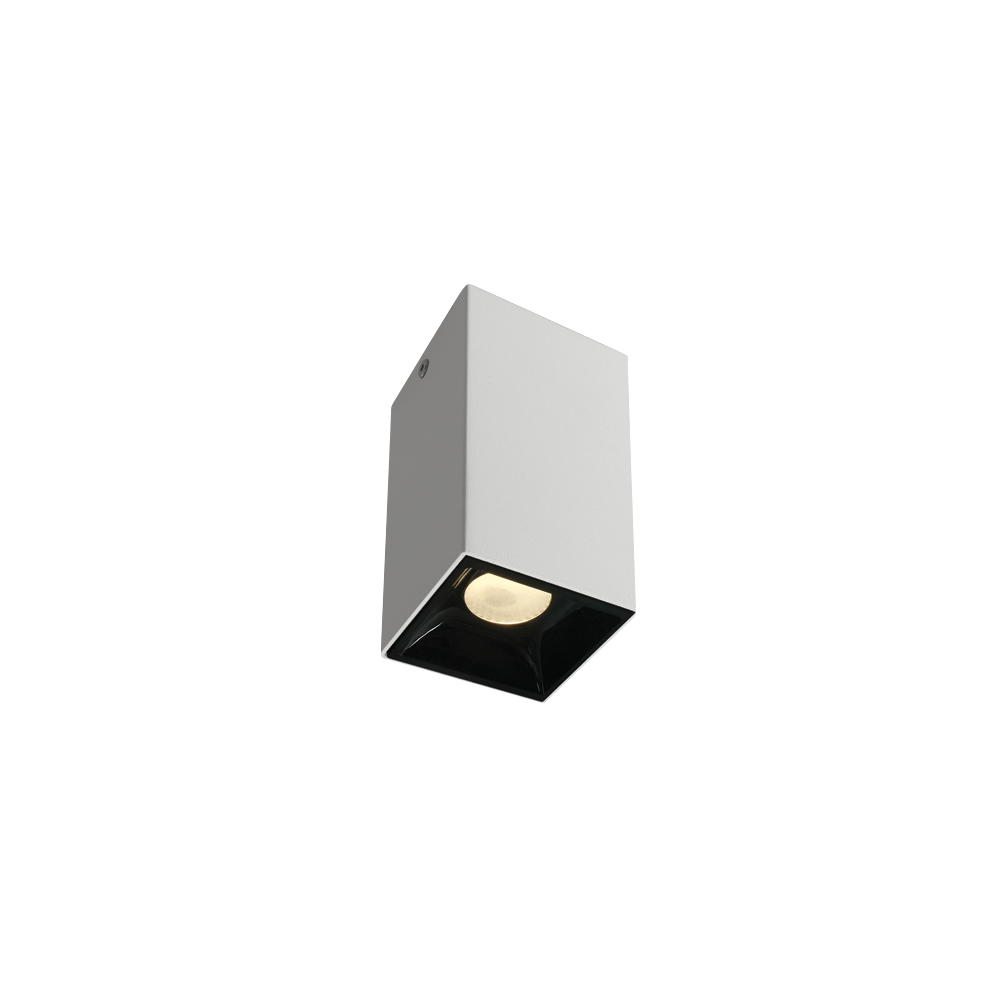 Kiko Square F LED 7W 550lm 3000K 36&deg; 220-240V IP20 Dim alb