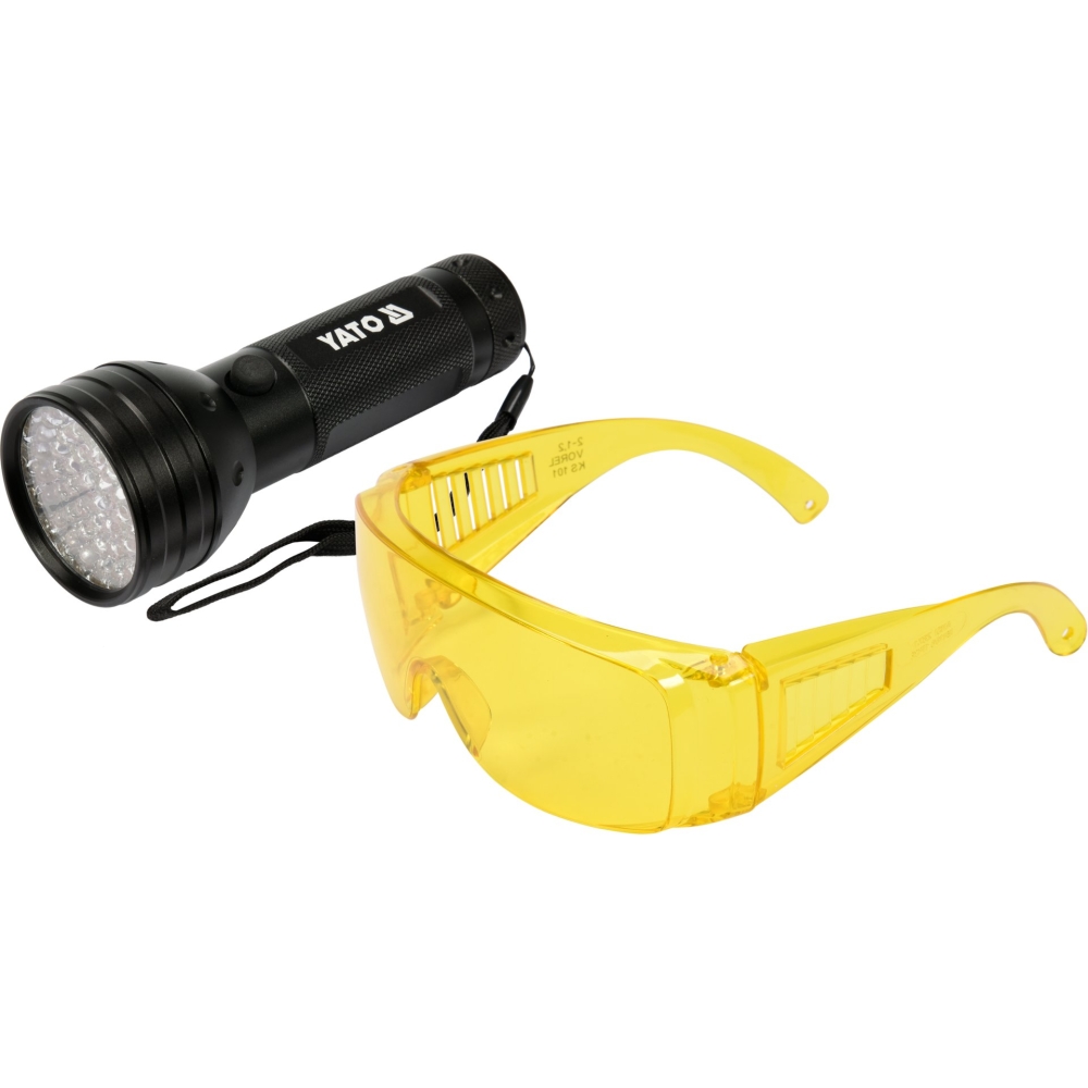 KIT LANTERNĂ LED UV + OCHELARI
