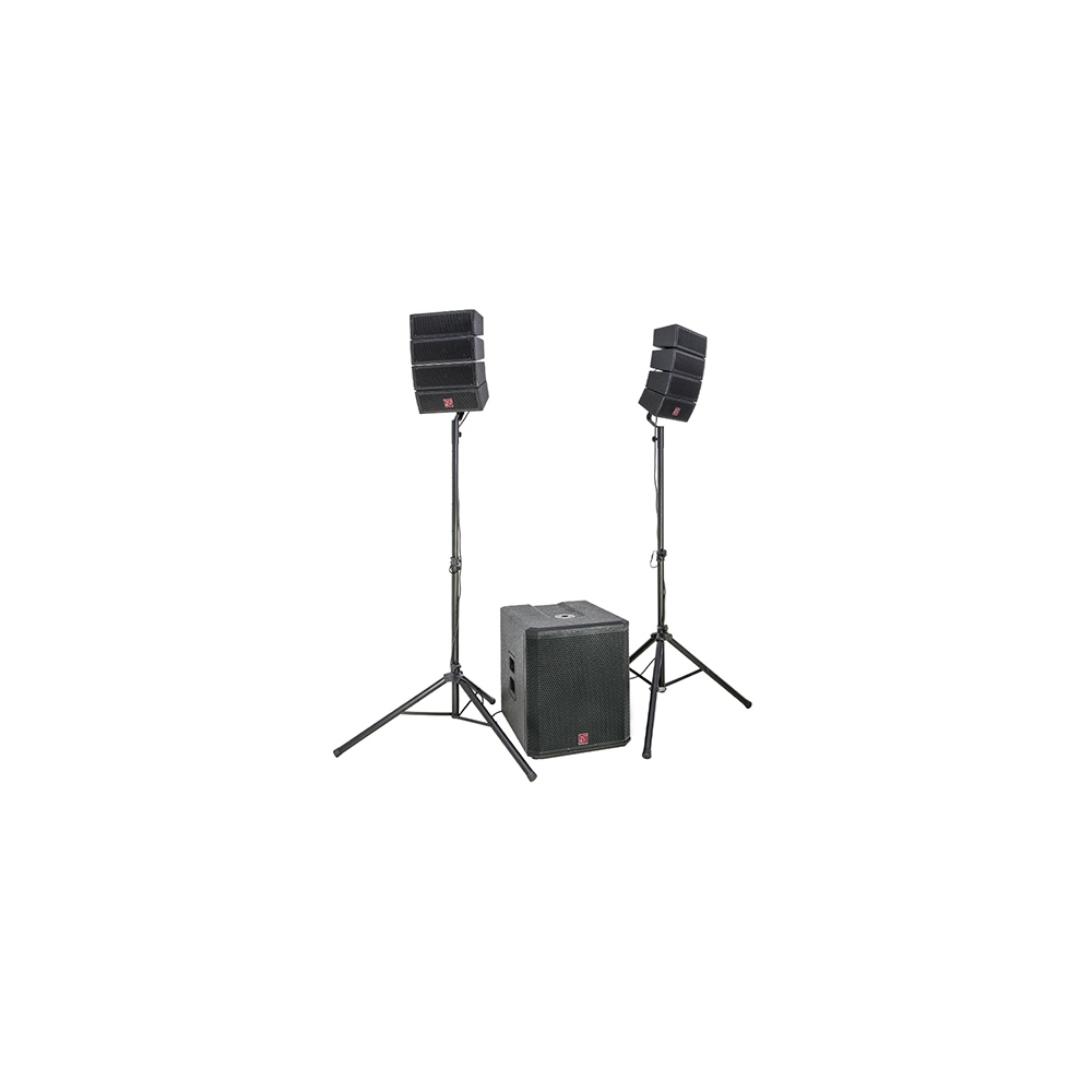 KIT SUBWOOFER 18"/46CM 500W + 2 SATELITI 4"/10CM 200W RMS BST