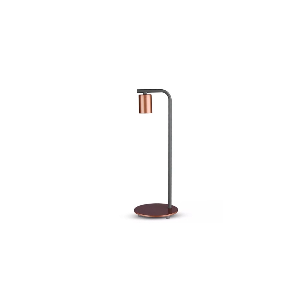 LAMPA BIROU SOCLU E27 - BRONZ ROSU