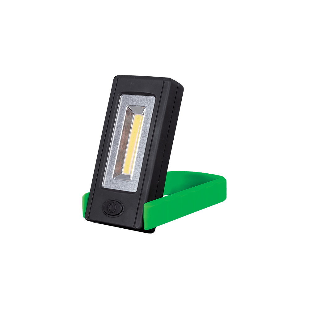 LAMPA DE LUCRU CU BAZA ROTATIVA 3W COB, VERDE