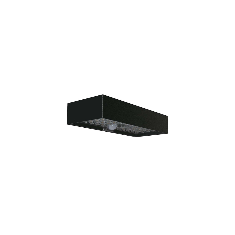 LAMPA EXTERIOARA 6W IP65 4000K INCARCARE SOLARA -NEGRU