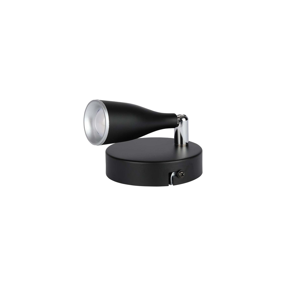 LAMPA LED MONTAJ PERETE 4.5W 4000K ALB NEUTRU - NEGRU