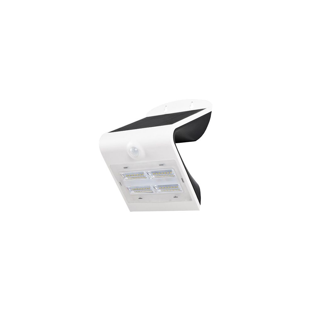 LAMPA LED SOLARA 3W 4000K+3000K  NEGRU