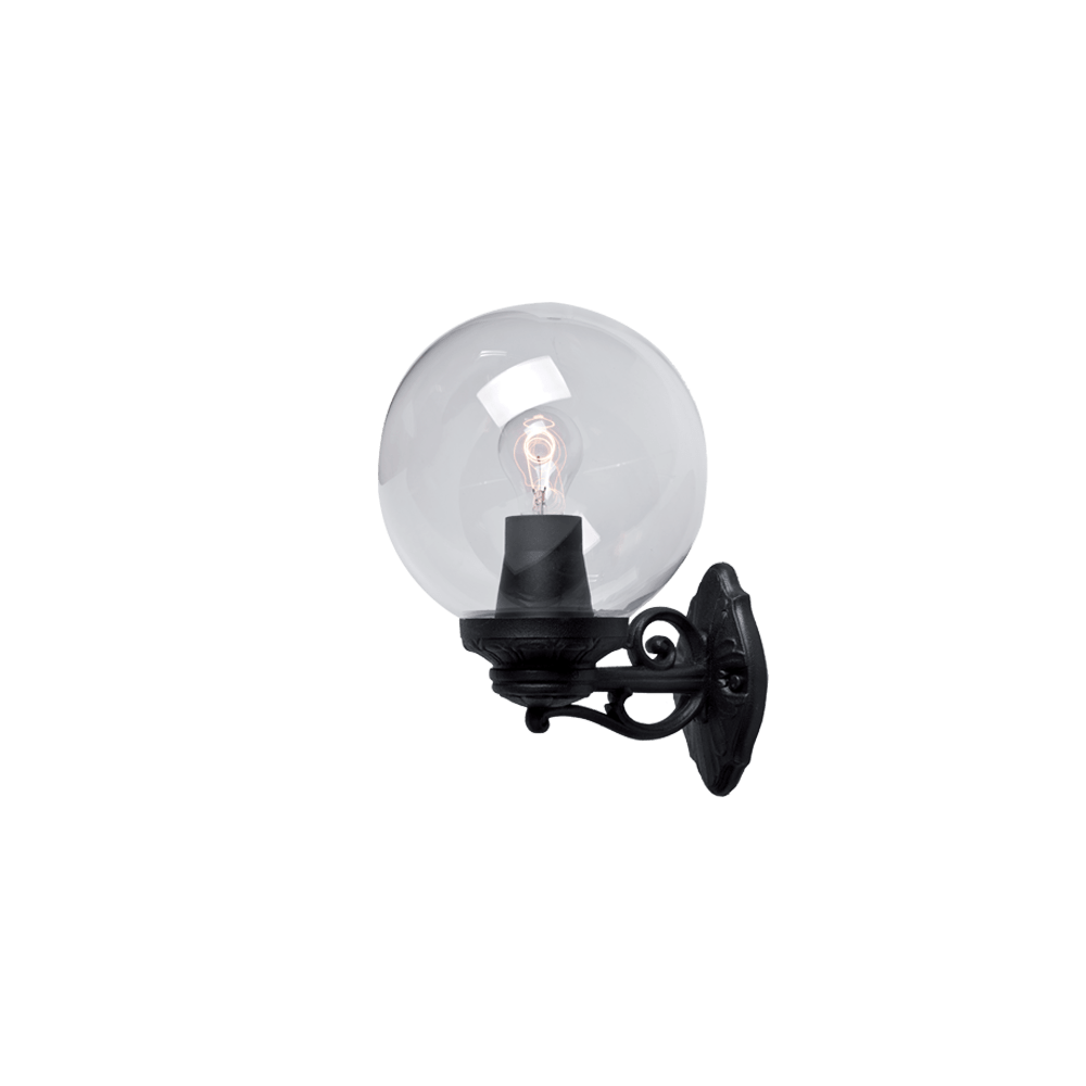 LAMPA PERETE GRADINA/LAMPADAR GLOBE 250 1XE27 IP55 NEGRU