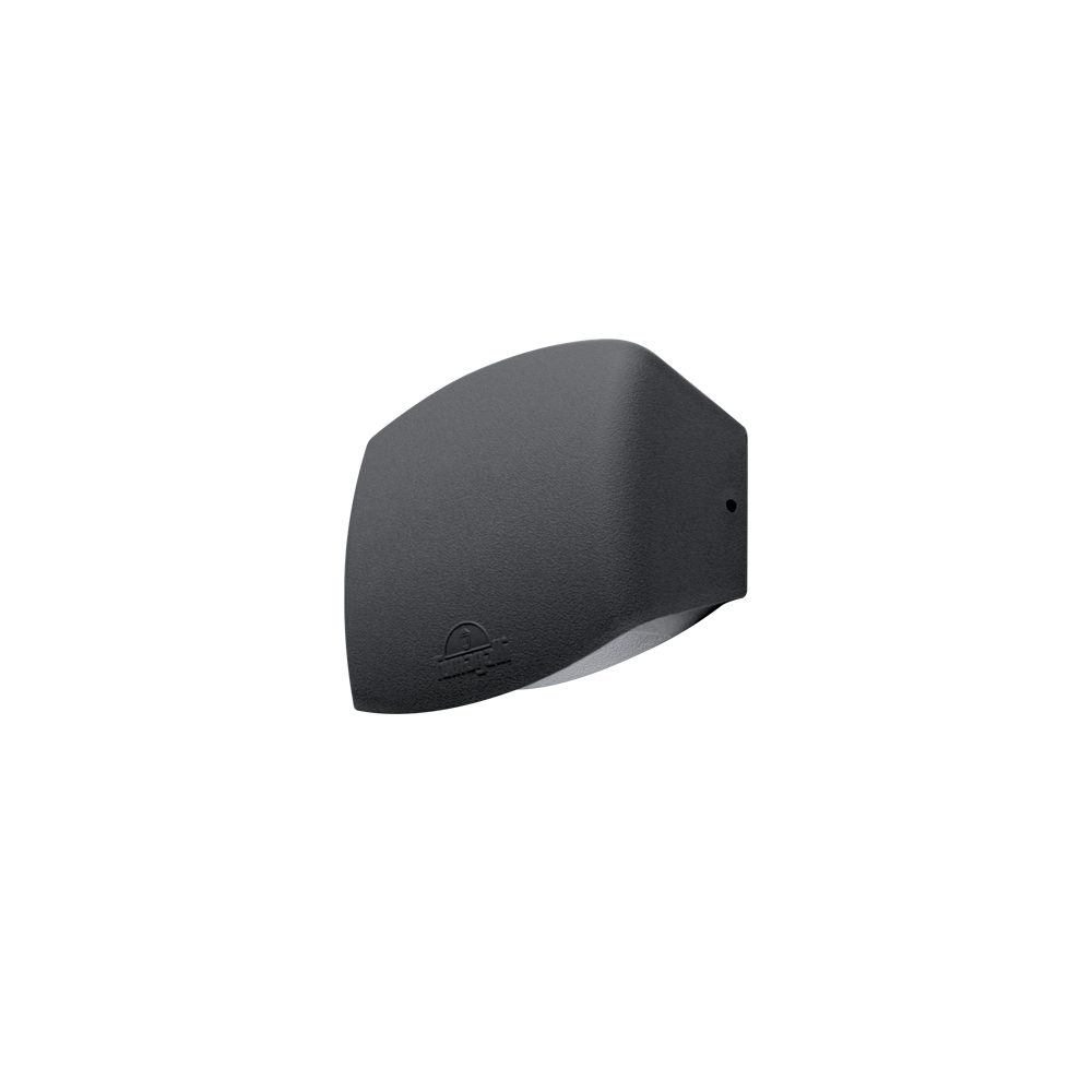 LAMPA PERETE LED ABRAM 190 7.5W CCT 4000K IP55 NEGRU