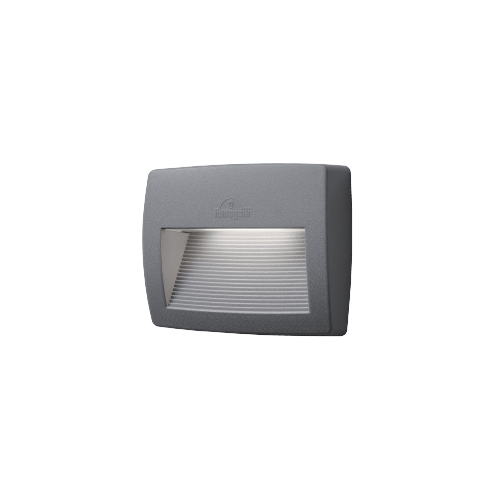 LAMPA PERETE LED LORENZA 190 7.5W CCT 4000K IP55 GRI