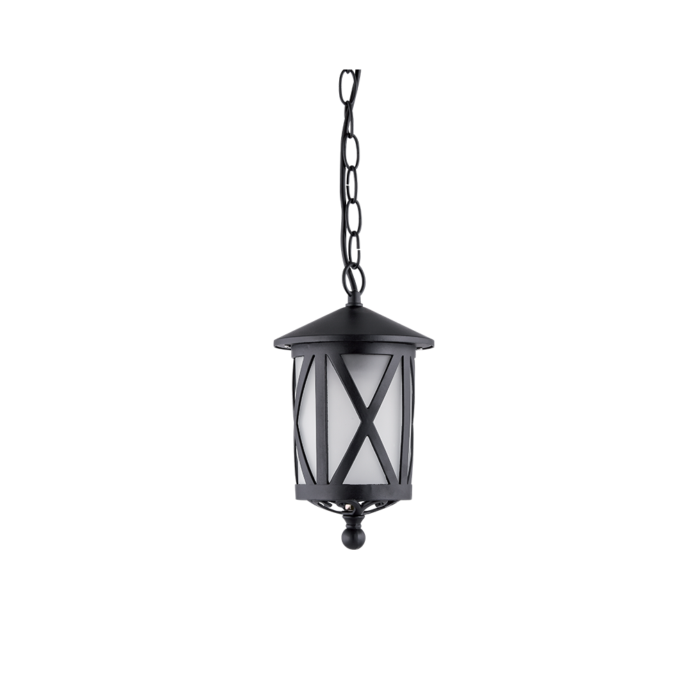 LAMPADAR GRADINA ERIK ATARNAT 1XE27 NEGRU