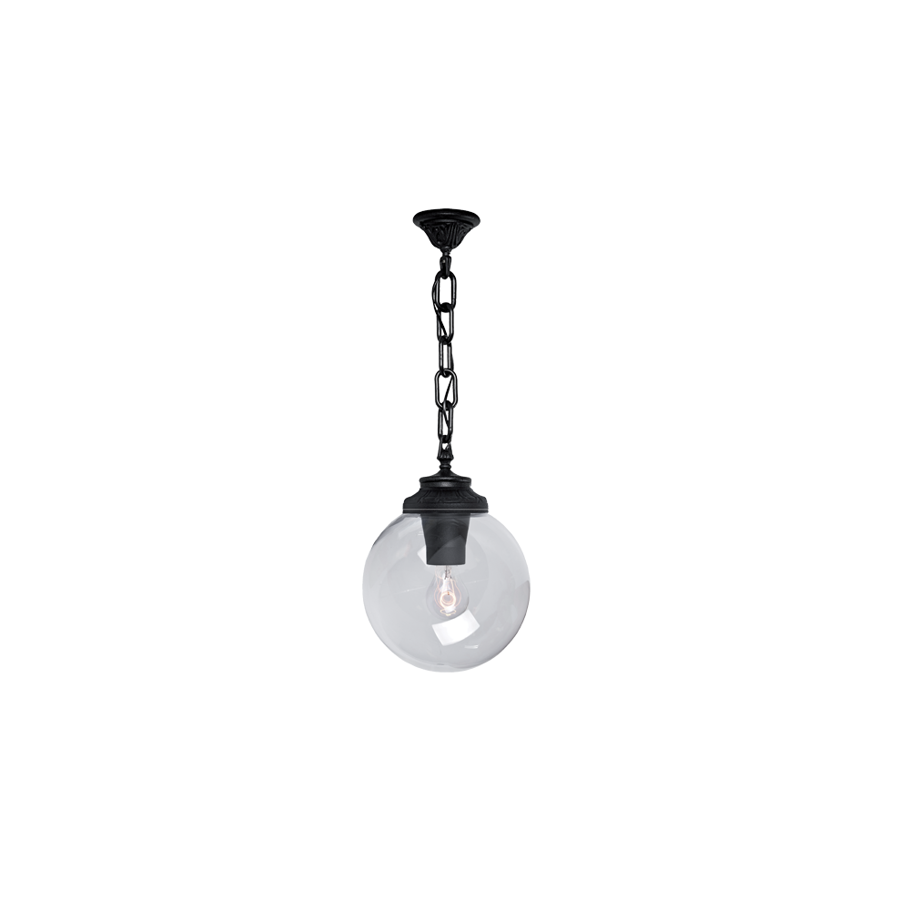 LAMPADAR GRADINA GLOBE 250 1XE27 IP55 NEGRU