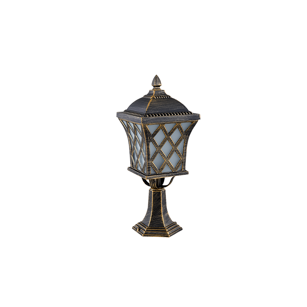 LAMPADAR GRADINA JOSH STAND 1XE27 ANTIQUE BRASS H460mm