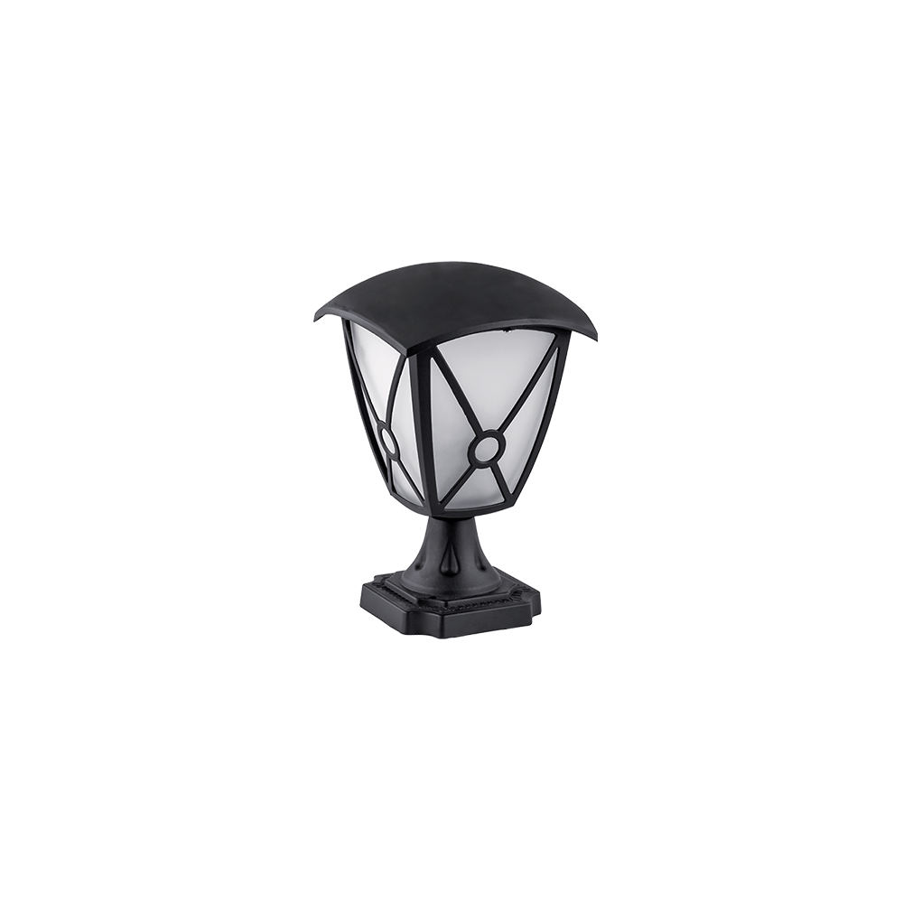 LAMPADAR GRADINA NICK STAND 1XE27 NEGRU H240mm